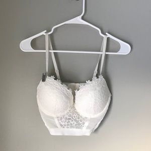 White Lace Bra